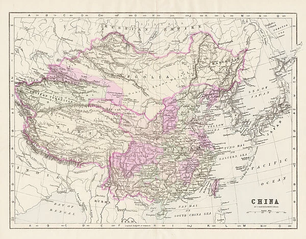China Map 1893