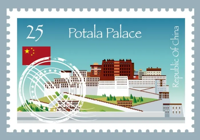 Framed Print : China Postage Framed Print : China Postage