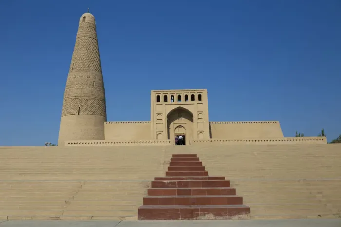 Framed Print : China, Silk Road, Xinjiang Province, Turpan, tourists at Emin Minaret Framed Print : China, Silk Road, Xinjiang Province, Turpan, tourists at Emin Minaret