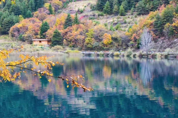 Framed Print : China Tourism Scenic Area - Jiuzhaigou