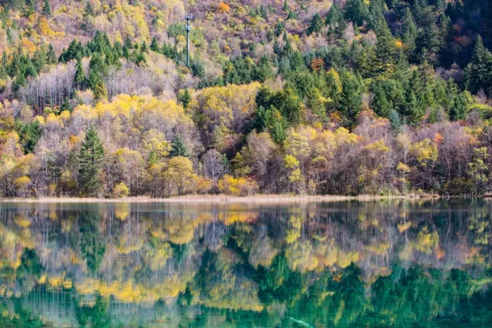 Framed Print : China Tourism Scenic Area - Jiuzhaigou