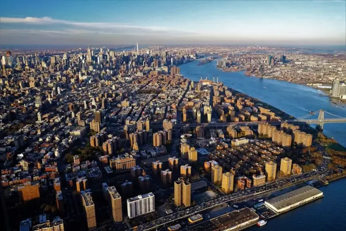 Framed Print : Chinatown and the Lower East Side Framed Print : Chinatown and the Lower East Side