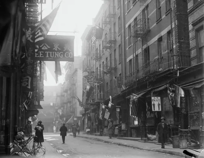 Framed Print : Chinatown in New York City