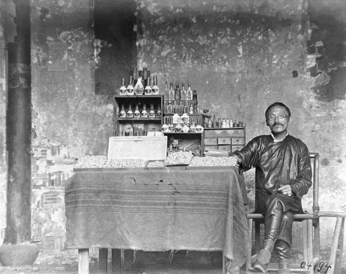 Framed Print : Chinese Dentist Awaiting Customers Framed Print : Chinese Dentist Awaiting Customers