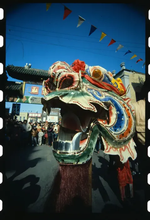 Framed Print : Chinese Dragon Celebrating New Year Framed Print : Chinese Dragon Celebrating New Year