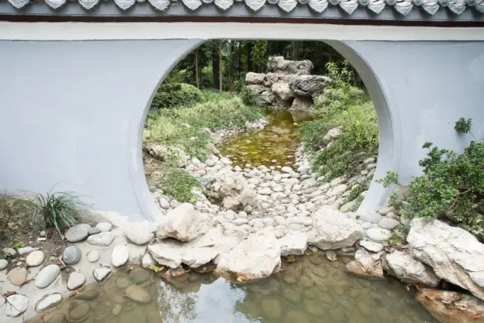 Framed Print : Chinese garden, DuJiangYan, SiChuan, China Framed Print : Chinese garden, DuJiangYan, SiChuan, China