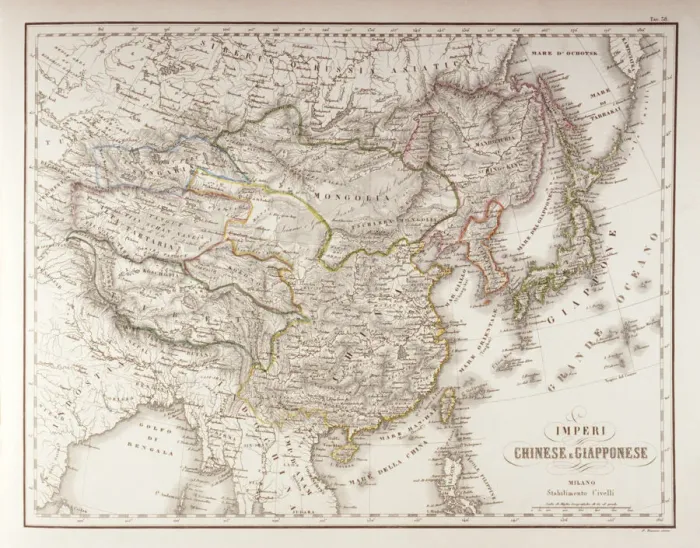 Framed Print : Chinese and Japanese Empires Framed Print : Chinese and Japanese Empires
