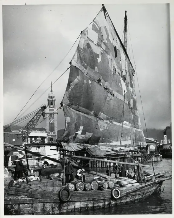 Framed Print : Chinese Junk At Pier Framed Print : Chinese Junk At Pier