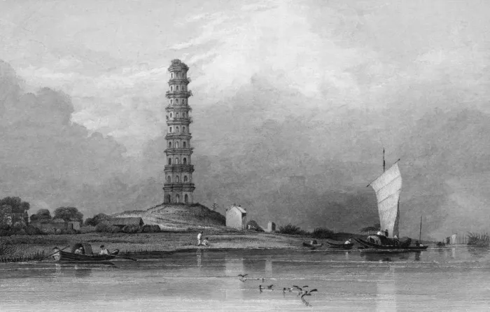 Framed Print : Chinese Pagoda