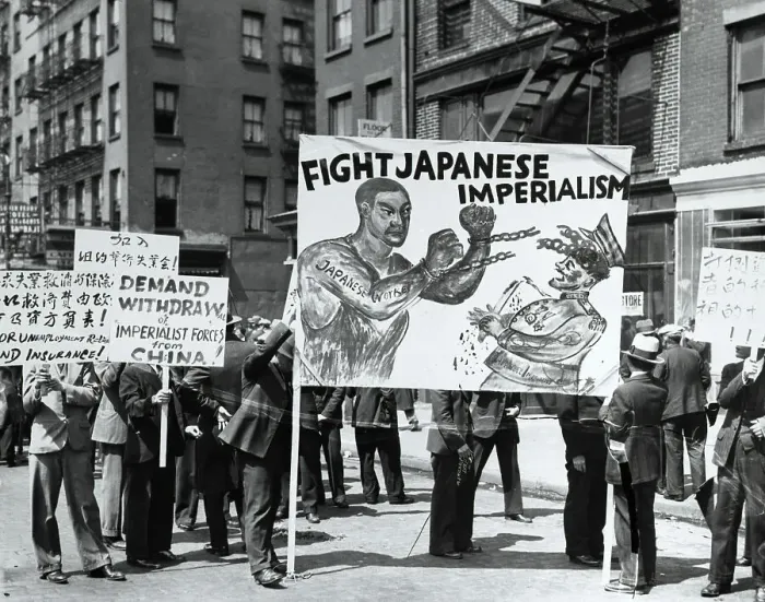 Framed Print : Chinese in Parade with Signs on May Day Framed Print : Chinese in Parade with Signs on May Day