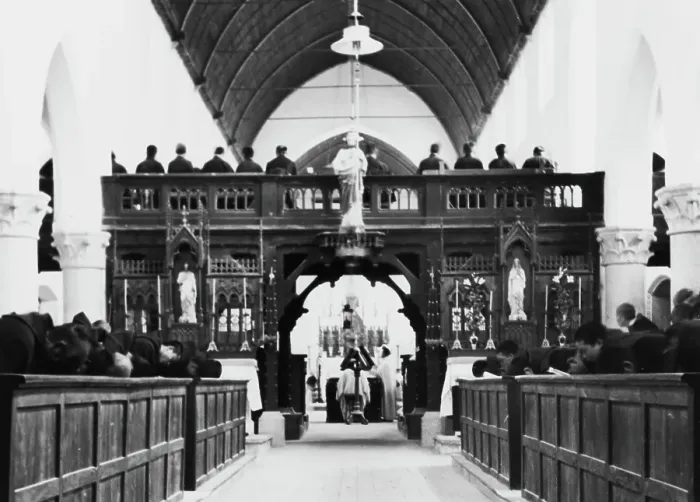 Framed Print : Chinese Trappists Monks