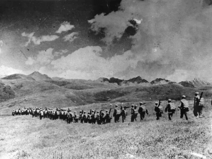 Framed Print : Chinese Troops Framed Print : Chinese Troops