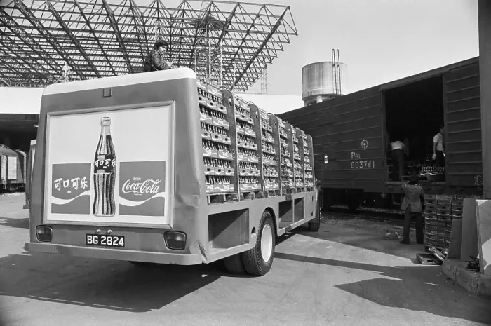 Framed Print : Chinese Truck Full of Coca-Cola Cases Framed Print : Chinese Truck Full of Coca-Cola Cases