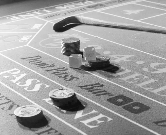 Framed Print : Chips & Dice on a Gambling Table Framed Print : Chips & Dice on a Gambling Table