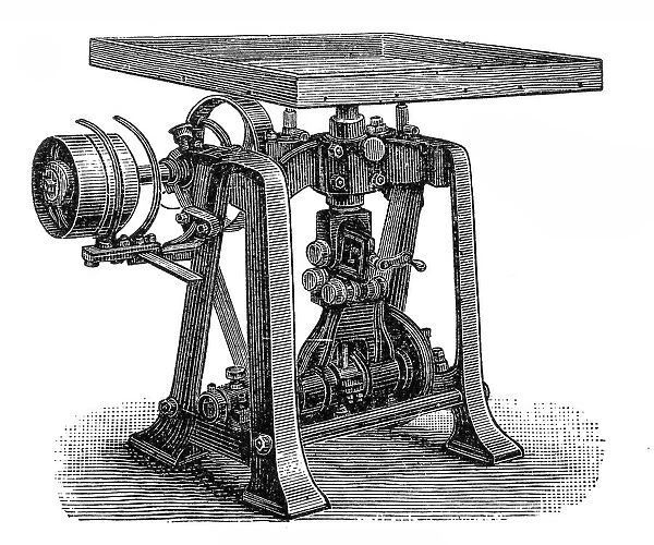 Chocolate making machine, table