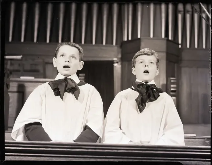 Framed Print : Choir Boys Singing in Church Framed Print : Choir Boys Singing in Church