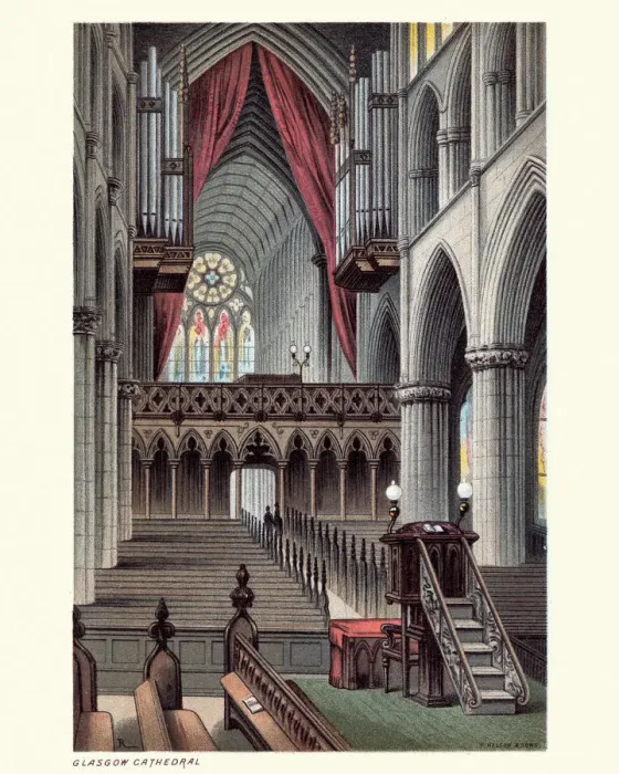 Framed Print : Choir, Glasgow Cathedral, Scotland, 19th Century Framed Print : Choir, Glasgow Cathedral, Scotland, 19th Century