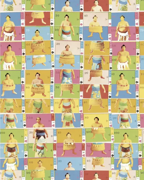 Framed Print : Chop Sumo Pattern Framed Print : Chop Sumo Pattern