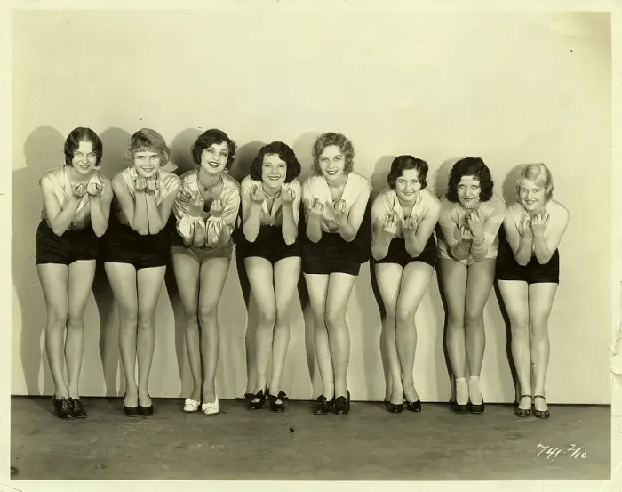 Framed Print : Chorus Girls Chosen For Movie Framed Print : Chorus Girls Chosen For Movie