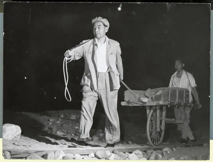 Framed Print : Chou En-lai Taking Part in Labor