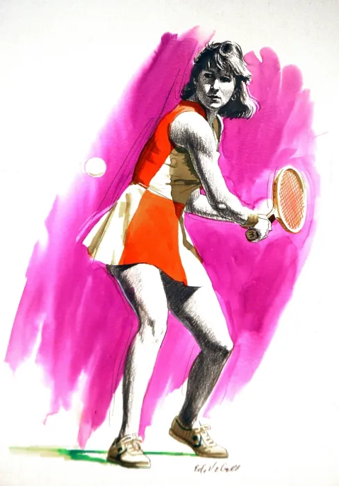 Framed Print : Chris Evert Framed Print : Chris Evert
