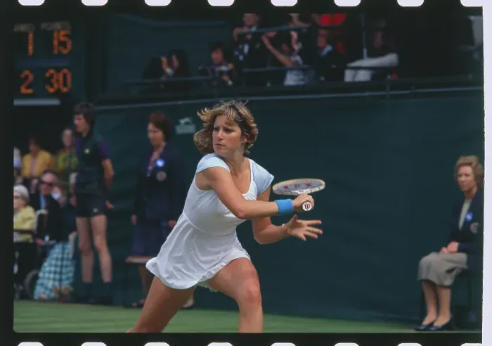 Framed Print : Chris Evert Playing Tennis Framed Print : Chris Evert Playing Tennis