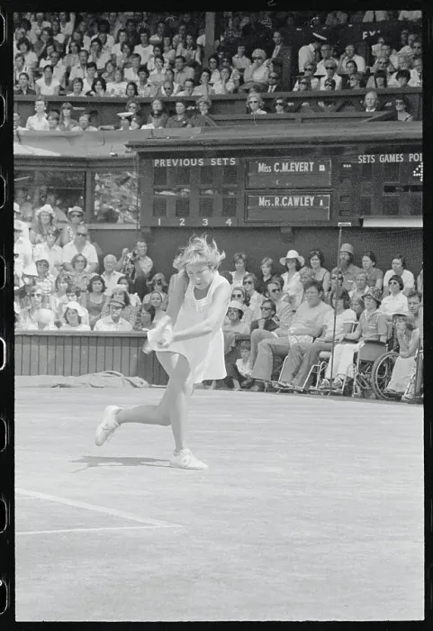 Framed Print : Chris Evert Playing Tennis Framed Print : Chris Evert Playing Tennis