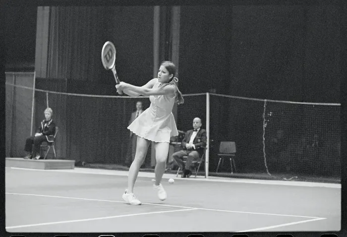 Framed Print : Chris Evert Playing Tennis Framed Print : Chris Evert Playing Tennis