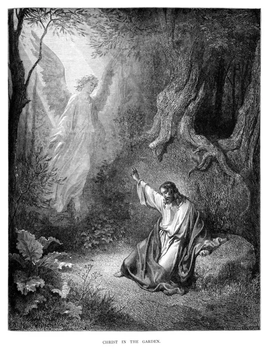 Framed Print : Christ in the Garden