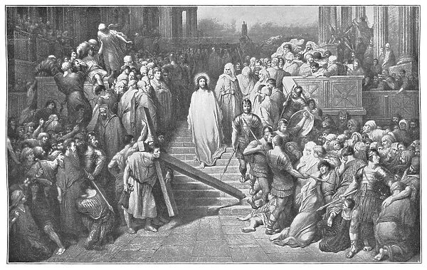 Christ Leaving the Court by Gustave Dore - 19th Century