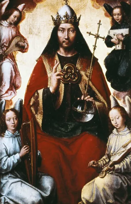 Framed Print : Christ in Majesty Painting From 1435-1494 Framed Print : Christ in Majesty Painting From 1435-1494