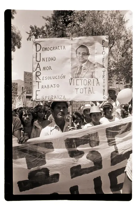 Framed Print : Christian Democrat Holds Jose Duarte Poster Framed Print : Christian Democrat Holds Jose Duarte Poster