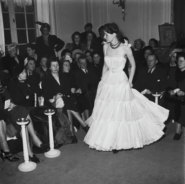 Christian Dior Summer 1948 Fashion Show Print. Art Prints, Posters