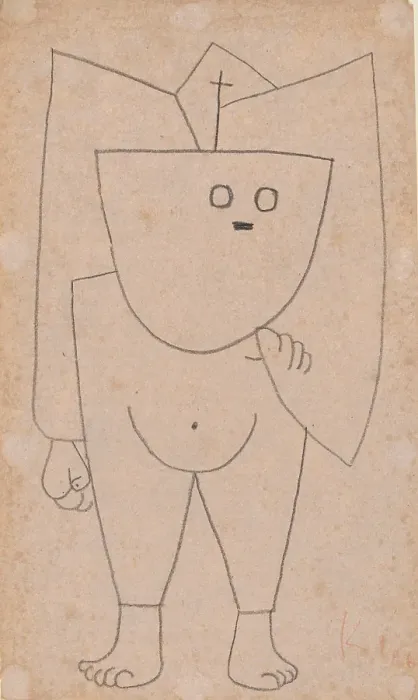 Framed Print : Christian ghost (Christliches Gespenst), 1939. Artist: Klee, Paul (1879-1940) Framed Print : Christian ghost (Christliches Gespenst), 1939. Artist: Klee, Paul (1879-1940)