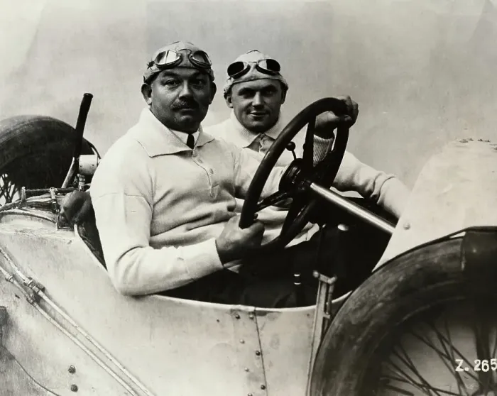 Framed Print : Christian Lautenschlager of the German Mercedes Racing Team Framed Print : Christian Lautenschlager of the German Mercedes Racing Team