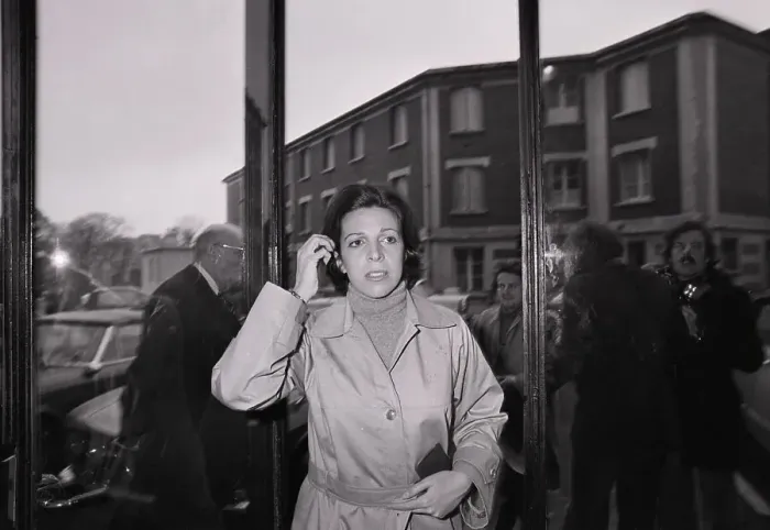 Framed Print : Christina Onassis Comes from Hospital Framed Print : Christina Onassis Comes from Hospital