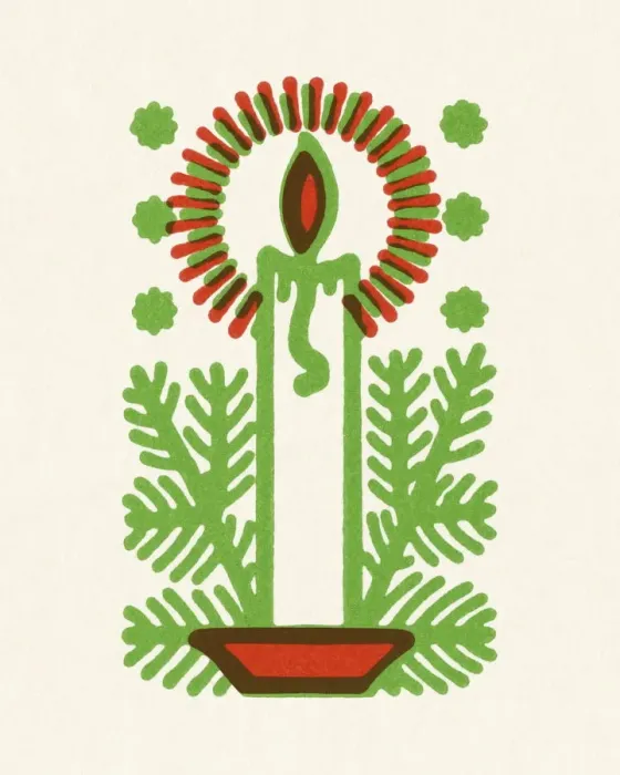 Framed Print : Christmas Candle Framed Print : Christmas Candle