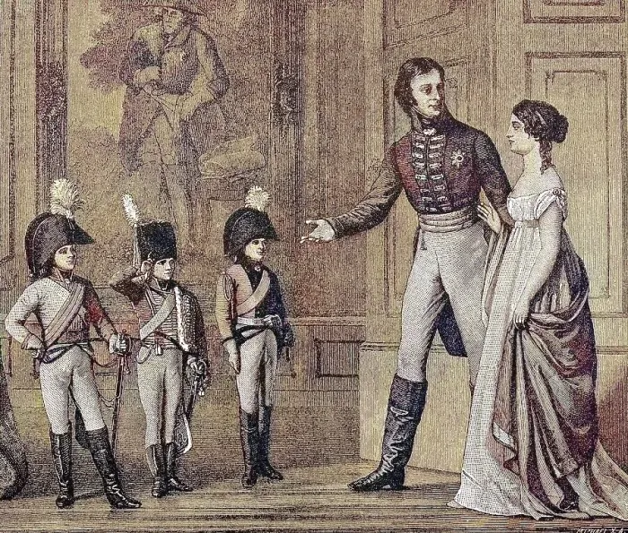 Framed Print : On Christmas Eve in 1803, Frederick William III presented the Crown Prince in the uniform of the Garde du Corps, Prince William in the uniform as a hussar and Prince Frederick Louis as a dragoon in the uniforms given to him at Christmas, Germany Framed Print : On Christmas Eve in 1803, Frederick William III presented the Crown Prince in the uniform of the Garde du Corps, Prince William in the uniform as a hussar and Prince Frederick Louis as a dragoon in the uniforms given to him at Christmas, Germany
