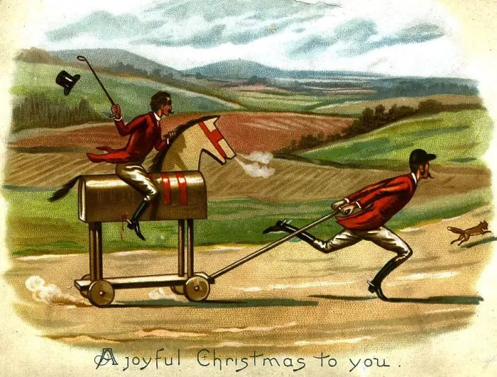Framed Print : Christmas Hunt