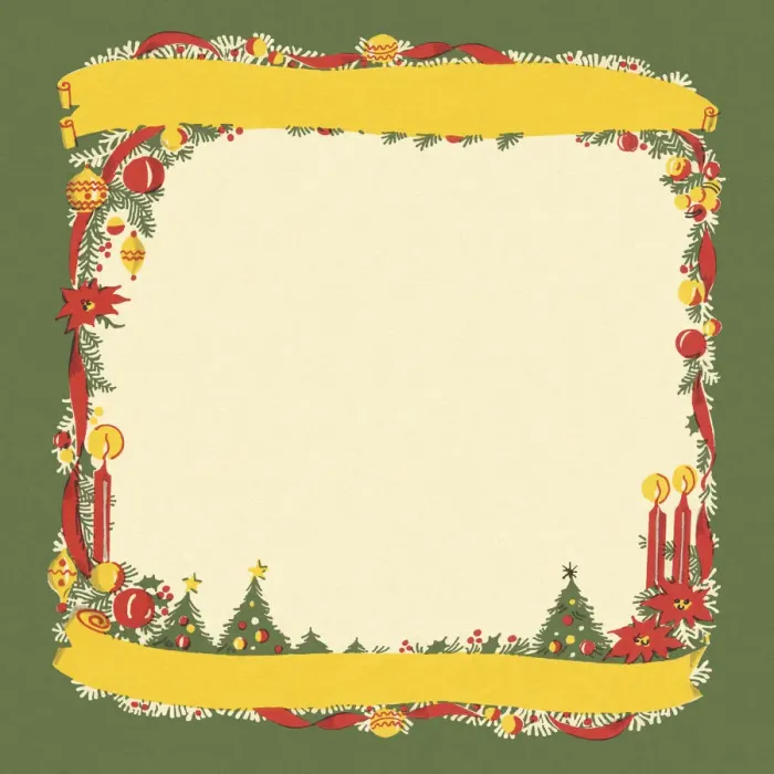 Framed Print : Christmas Stationery Framed Print : Christmas Stationery