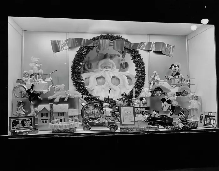 Framed Print : Christmas Toy Window Display Framed Print : Christmas Toy Window Display