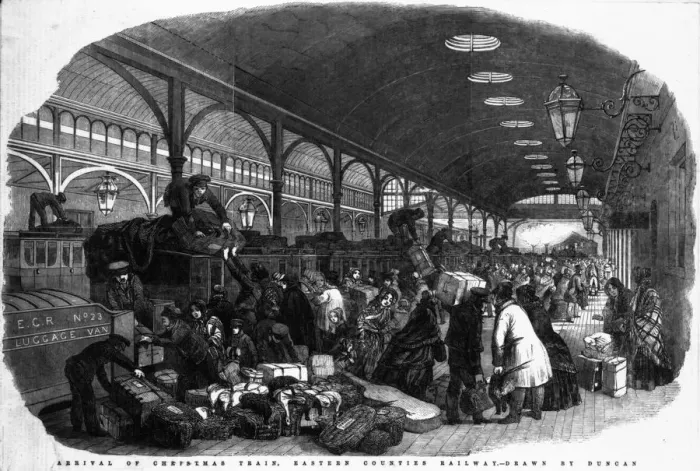 Framed Print : Christmas Train