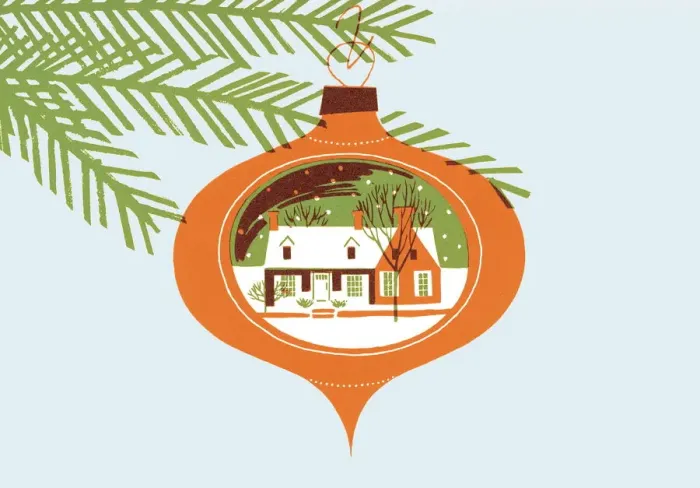 Framed Print : Christmas tree ornament