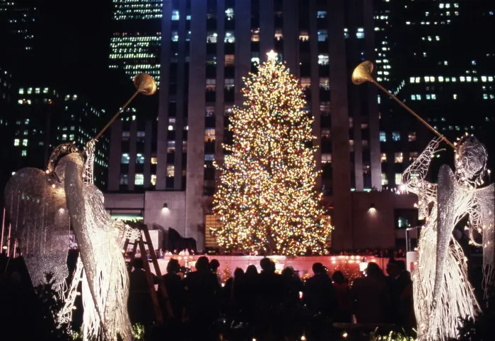 Framed Print : Christmas Tree at Rockefeller Center