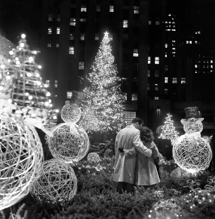 Framed Print : Christmas Tree at Rockefeller Center
