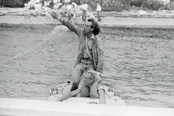 Framed Print : Christo Shouting Directions During Surrounded Islands Project Framed Print : Christo Shouting Directions During Surrounded Islands Project