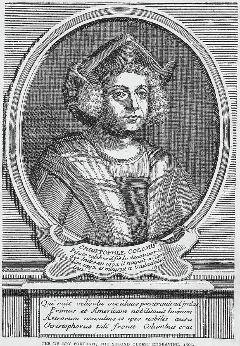 Framed Print : Christopher Columbus, Engraved Portrait Framed Print : Christopher Columbus, Engraved Portrait