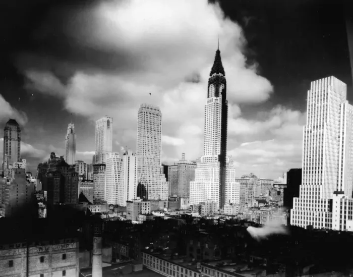 Framed Print : Chrysler Building Under Construction Framed Print : Chrysler Building Under Construction