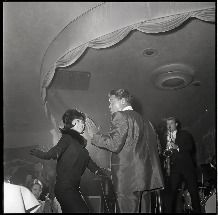 Framed Print : Chubby Checker Doing Twist W / Woman Framed Print : Chubby Checker Doing Twist W / Woman