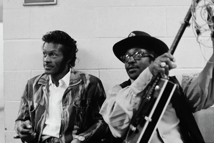 Framed Print : Chuck Berry And Bo Diddley Framed Print : Chuck Berry And Bo Diddley